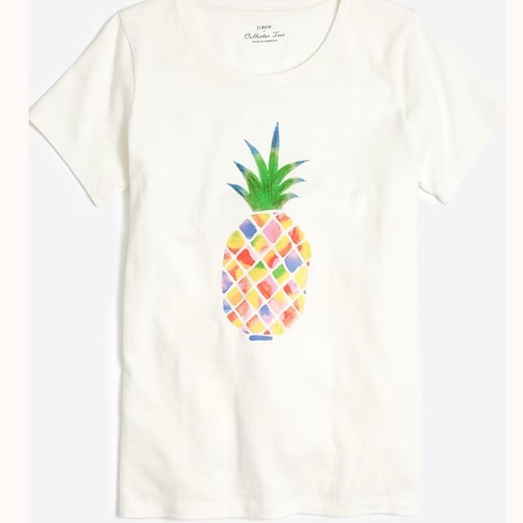 J.Crew pineapple shirt - Picture 2 of 2